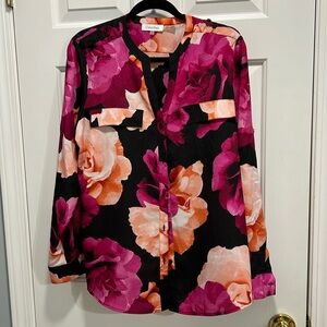 Floral long sleeve blouse
